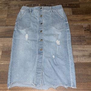 Jean skirt